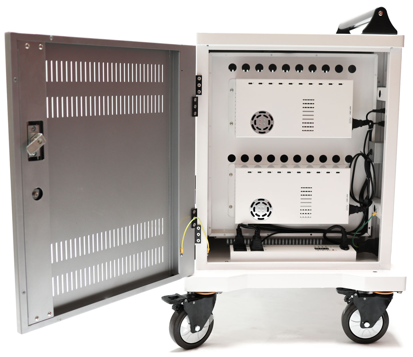 Parotec 20x Bay USB-C Charging Cart