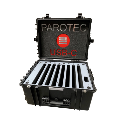 Parotec 8x Bay USB-C Laptop Charging Case
